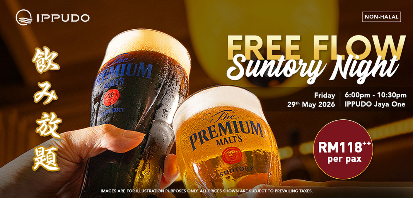 🍺 MAY Suntory Night at IPPUDO Jaya One 🤩