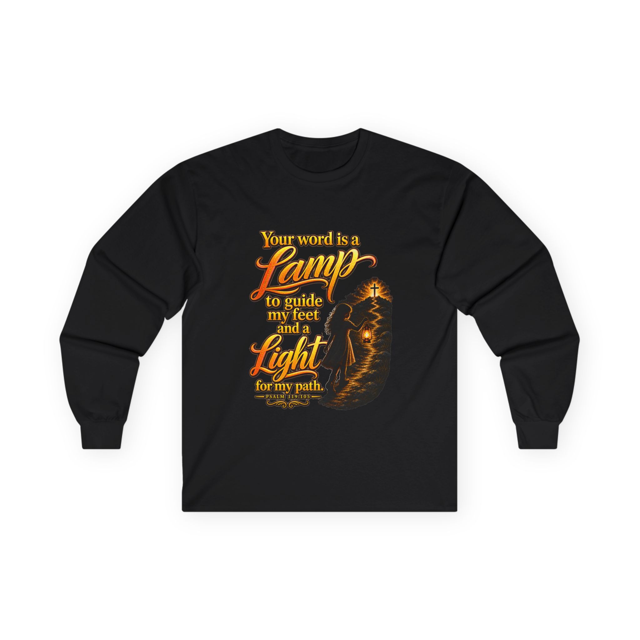 "Your Word Is a Lamp" Psalm 119:105 - Long Sleeve
