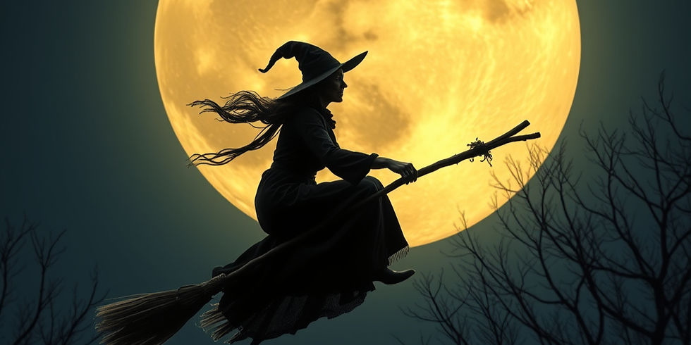 video of a witch in a broomstick flying in front of a very large full moon.jpg