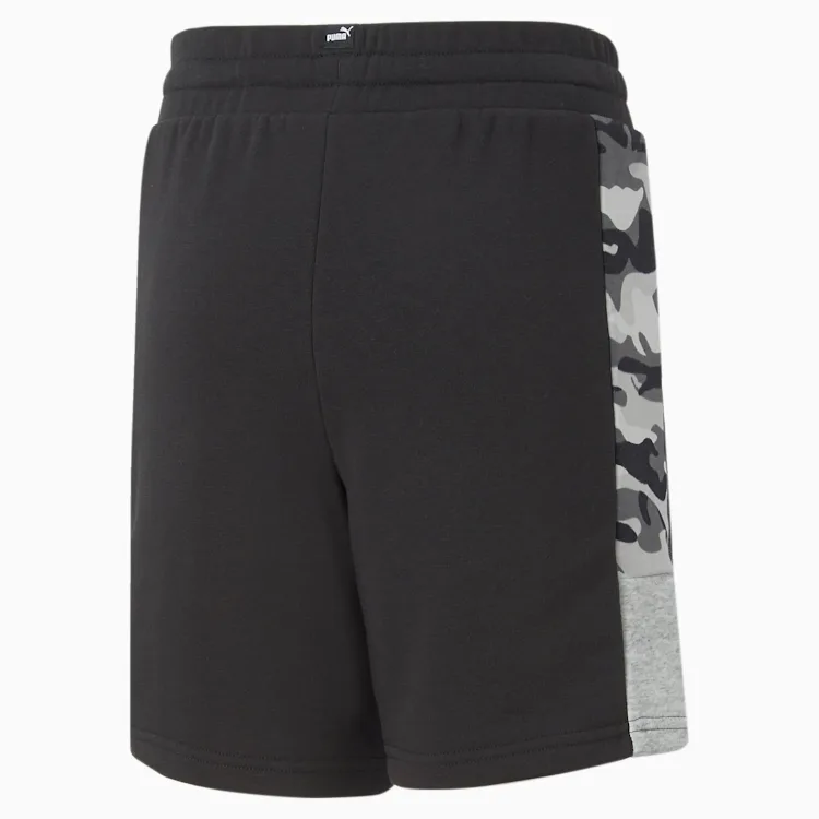 PUMA ESSENTIALS+ YOUTH CAMO SHORTS (848088-01)