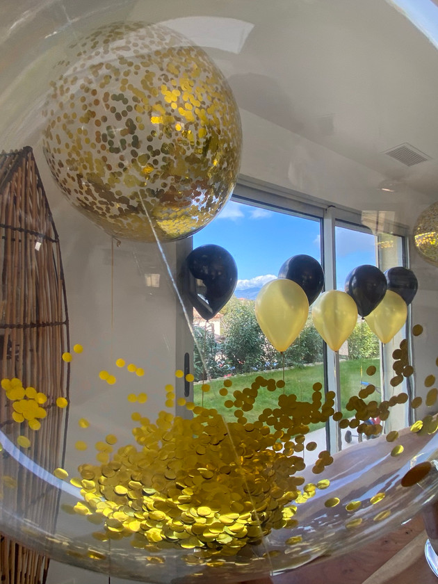 Aqua Ballon+confettis