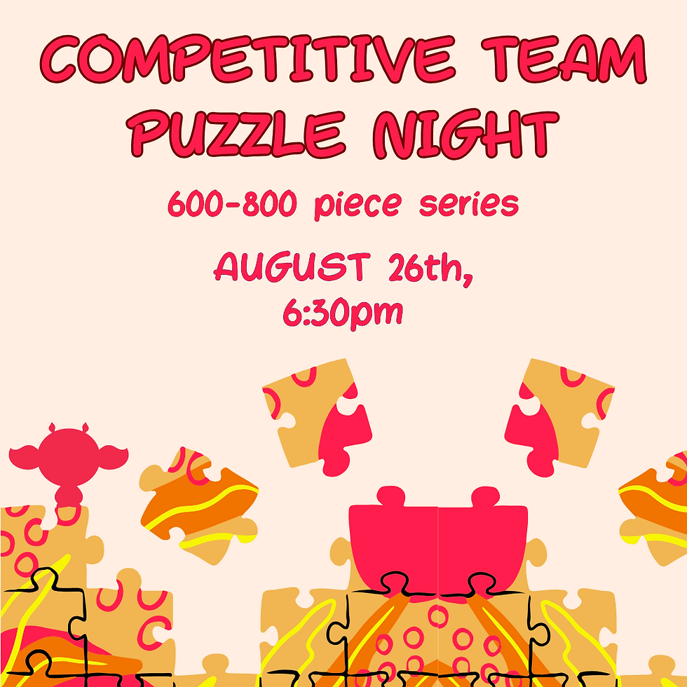 Competitive Team Puzzle Night - 600-800 Pieces