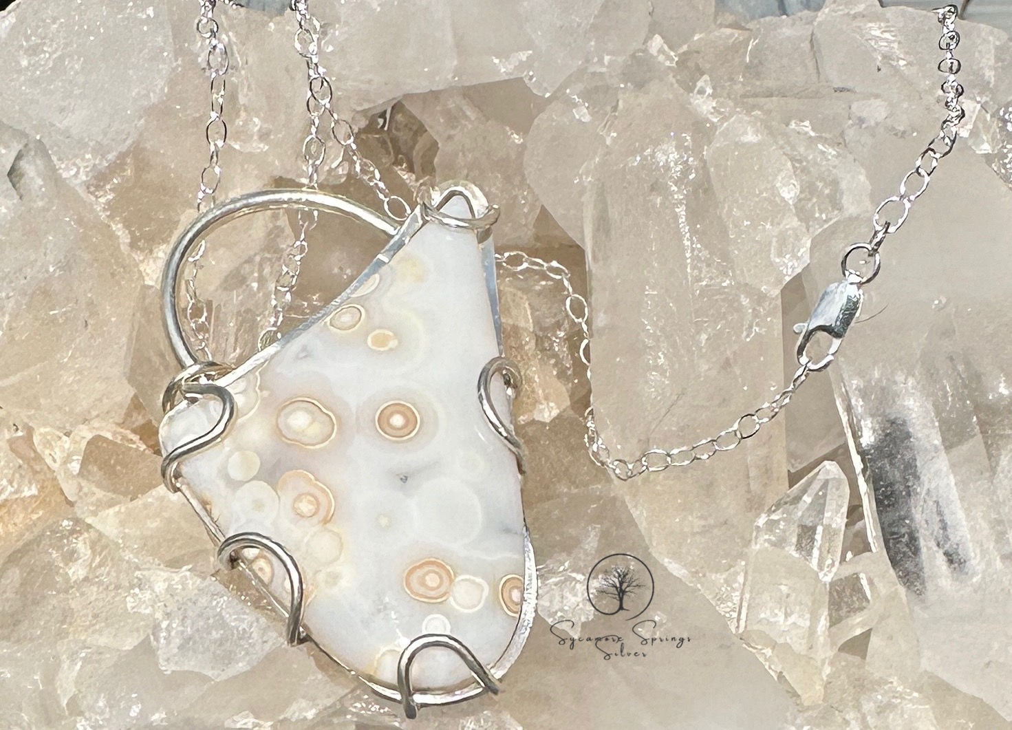 Orbicular Jasper in Sterling Silver