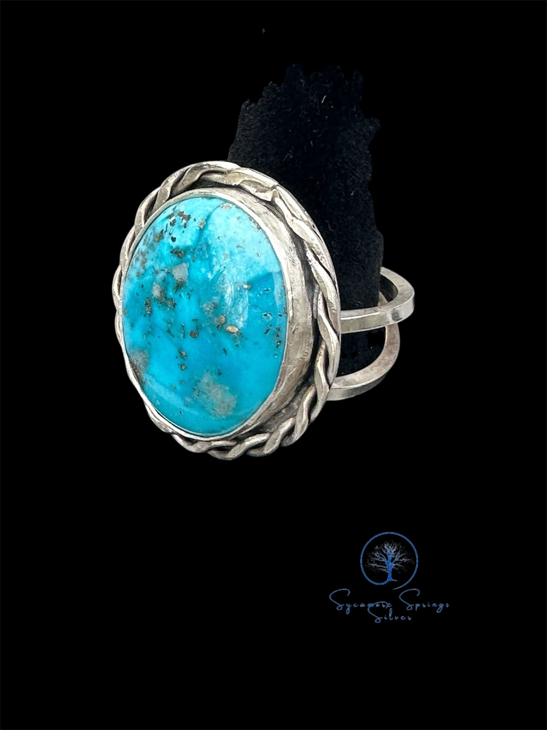 Ithaca Peak Turquoise in Sterling Silver sz 9.25