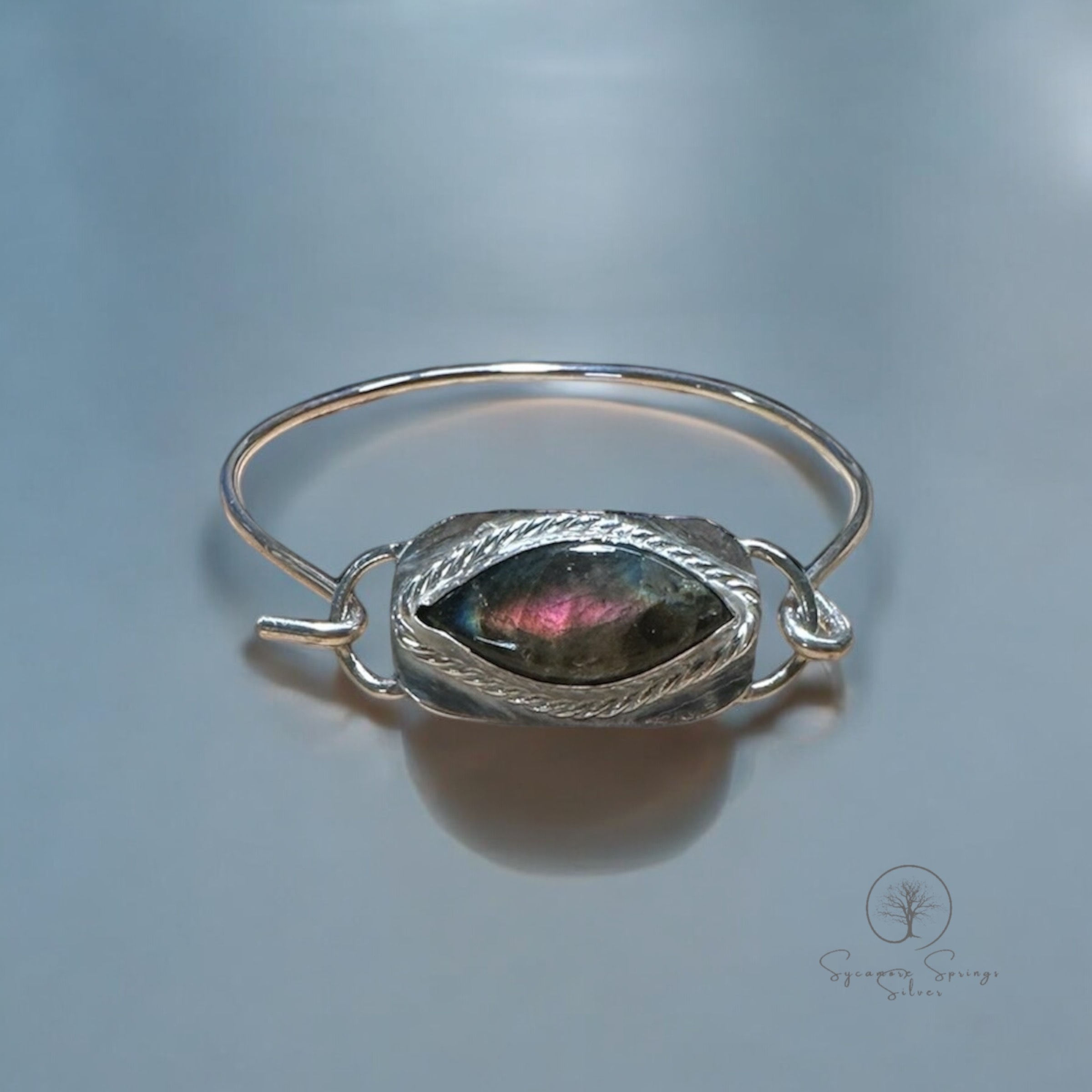 Labradorite Tension Bracelet