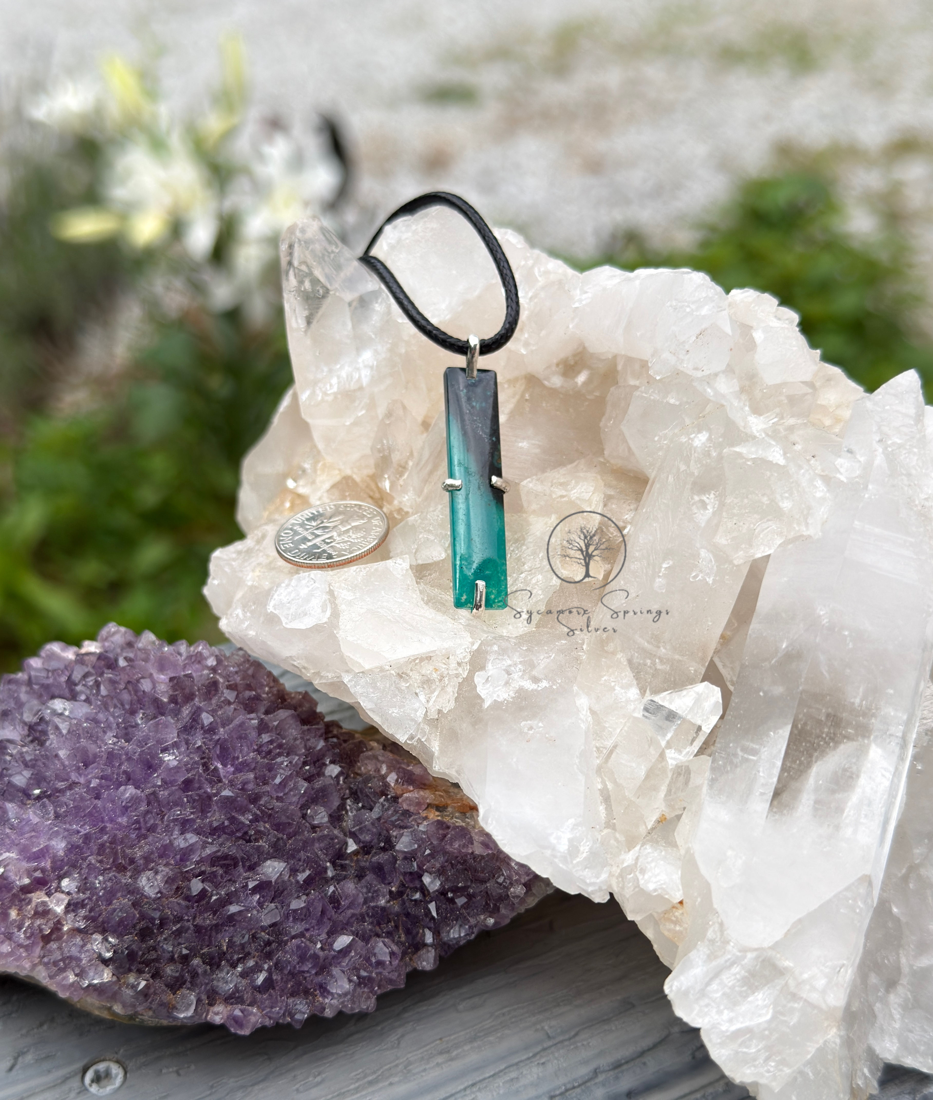 Opalized Wood Pendant