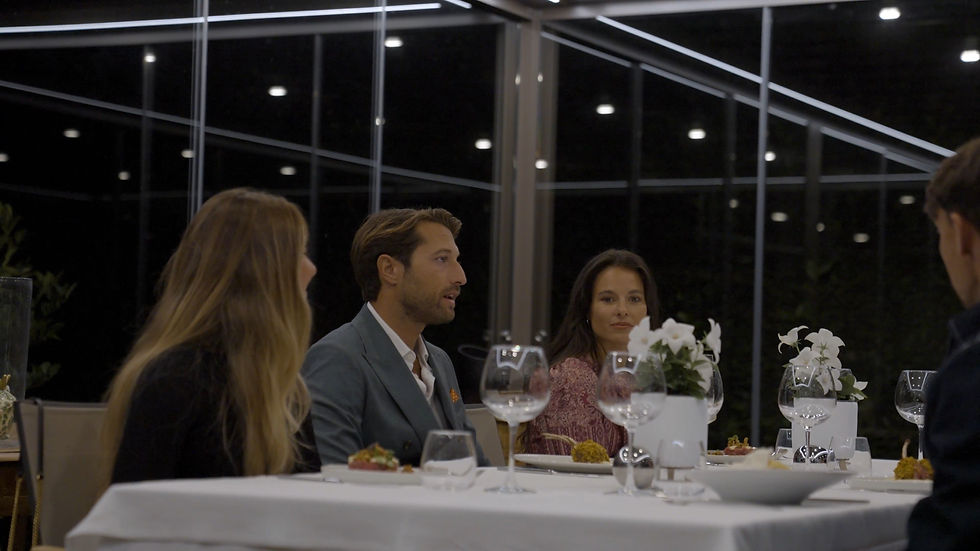 Cena con chef privato in villa sul lago di garda