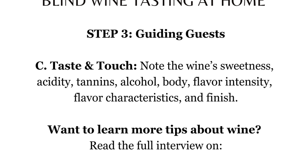 3-step guide to hosting a blind wine tasting experience at home