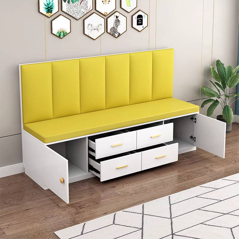 Yellow waiting Bench