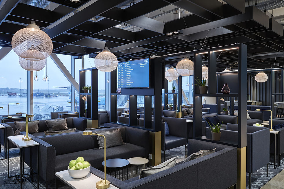 SAS Partners with Established Operators to Rapidly Expand Access for Business Class Guests to 35 Locations. Stavanger, Norway Airport (SVG) Lounge Pictured - Courtesy SAS/Cision