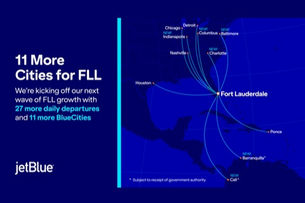 JetBlue Launches 11 New Destination from Fort Lauderdale, Offers Free Spirit Status Match