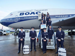 British Airways Auctions Bespoke BOAC-747 Inspired Suitcases for Flying Start Global Charity