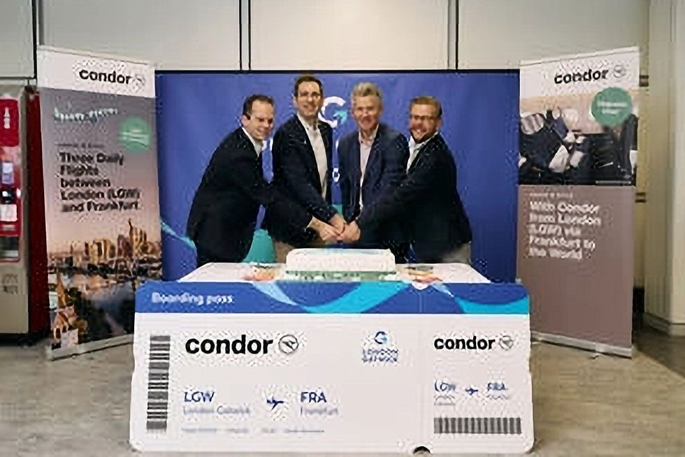 Condor Celebrates the Launch of Inaugural Service Between Frankfurt and London Gatwick - Courtesy Condor