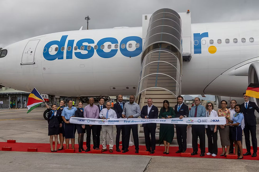 Discover Airlines Celebrates of New Service Between Frankfurt and the Seychelles, and From Munich to Punta Cana on Sunday October 26, 2025 - Courtesy Discover Airlines
