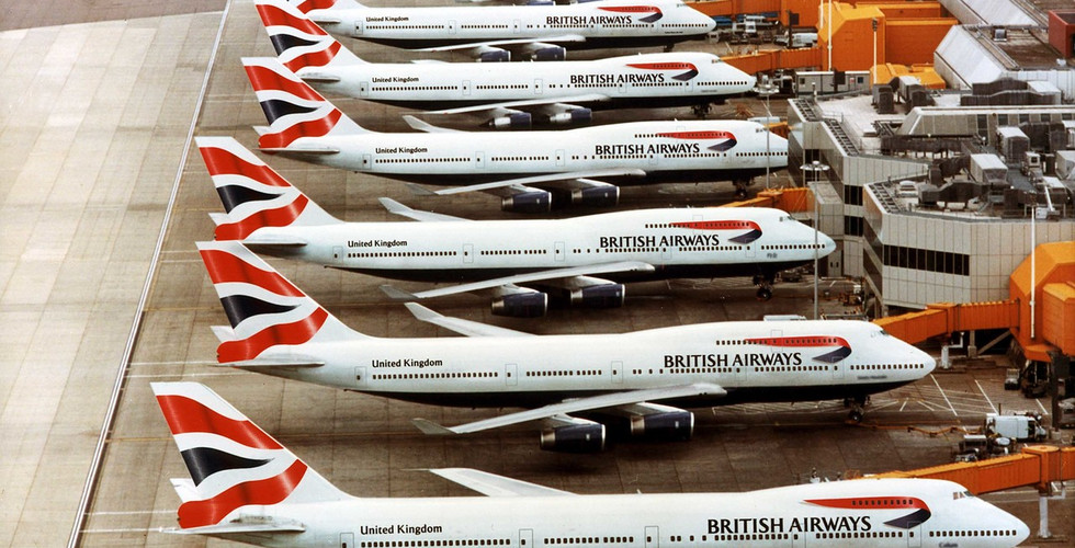 British Airways 747-400s at London-Heathrow - Courtesy British Airways