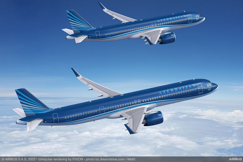 AerCap Delivers First of Three new Airbus A321neos to Azerbaijan Airlines 