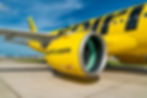 Spirit Airlines Airbus A319 Closeup - Courtesy Spirit Airlines