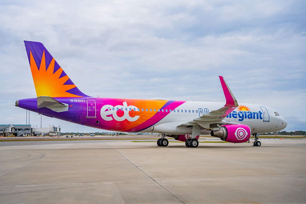 Allegiant Unveils New Special Airbus A320 ‘Insomniac’ Livery