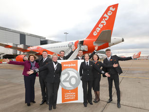 easyJet Celebrates 20 Years at London Gatwick Airport