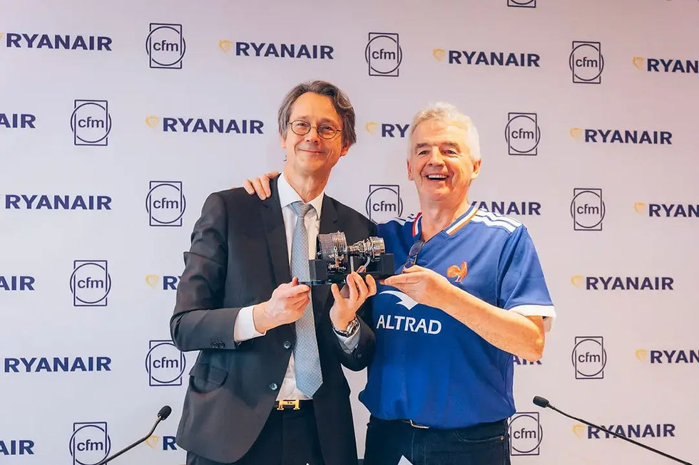 Ryanair Signs MoU with CFM for Services Covering Entire Fleet of Around 2,000 CFM56 and LEAP Engines