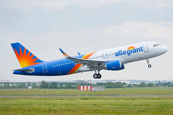 Allegiant Airbus A320 - Courtesy Allegiant Travel Company