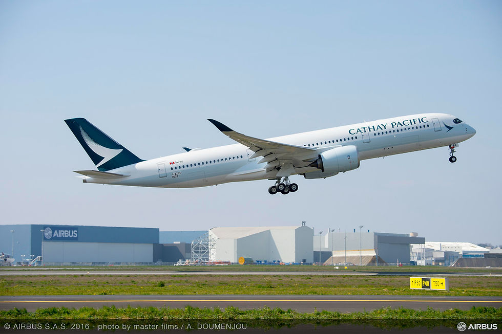 Cathay Pacific Airbus A350-900 - Courtesy Airbus