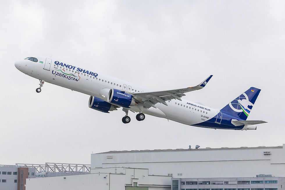 Air Lease Delivers First of Four New Airbus A321XLRs to Qanot Sharq