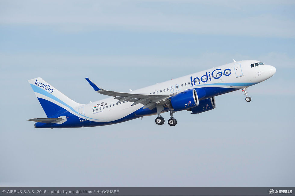 IndiGo Airbus A320neo - Courtesy Airbus