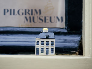 KLM Celebrates 106 Years of U.S. Connectivity with a Special Delft Blue House with Pilgrim Ties