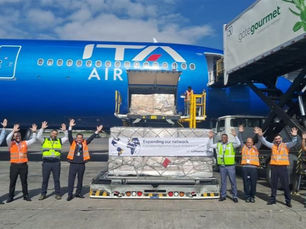 First ITA Airways’ Flights With Lufthansa Cargo Shipments Onboard Arrive in Rome