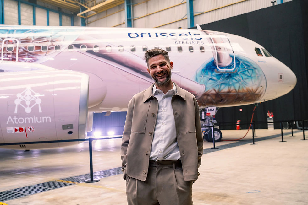 Designer of Brussels Airlines' Latest Belgian Icon Livery, Architect, Thomas Faes - Courtesy Brussels Airlines