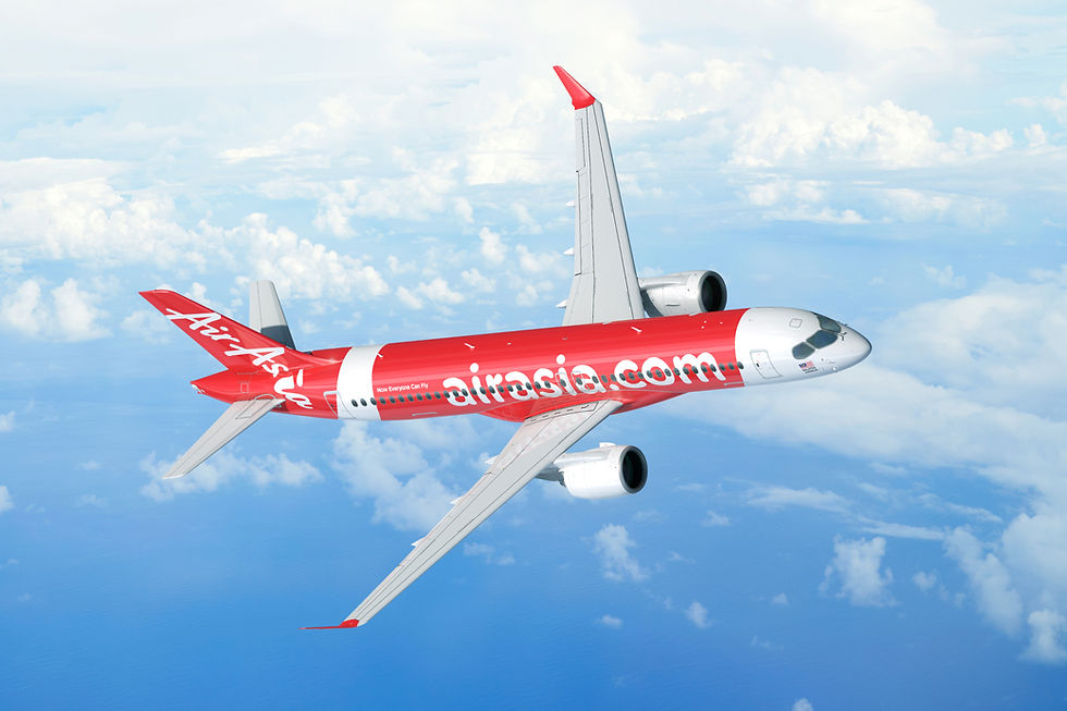 AirAsia Airbus A220-300 Rendering - Courtesy Airbus