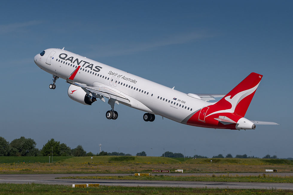 Qantas Airbus A321XLR - Courtesy Qantas