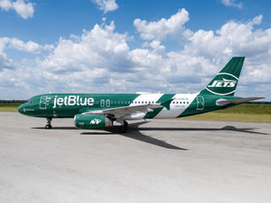 JetBlue Unveils Fresh New York Jets Livery Inspired by the Team’s 2025 Uniforms