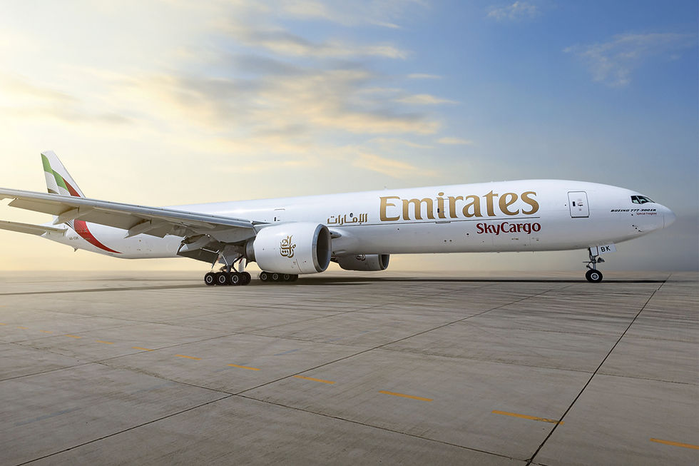 Emirates Becomes First Airline Cargo Carrier to Deploy the Boeing 777-300ERSF - Courtesy Emirates