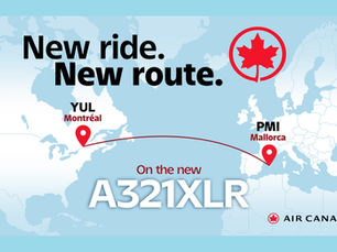 Air Canada Announces Palma de Mallorca as First Airbus A321XLR Route