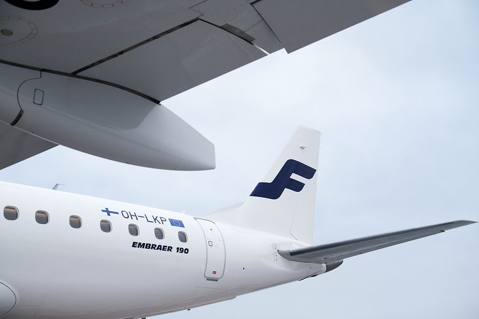 Finnair Embraer E190 Closeup - Courtesy Finnair