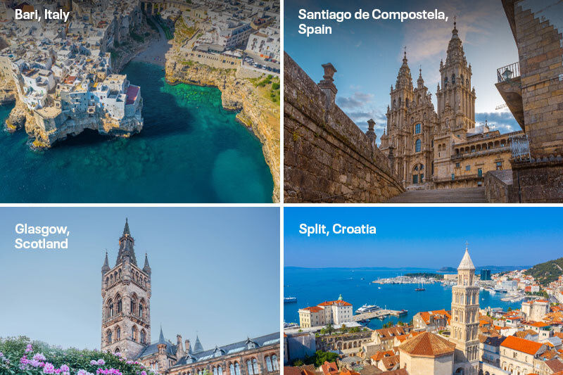United Airlines Launches New Service to Split, Bari, Glasgow and Santiago de Compostela