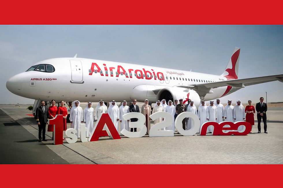 Air Arabia's First Airbus A320neo - Courtesy Air Arabia