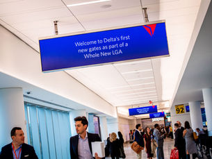 New ‘Digs’ for Delta at New York’s LaGuardia Airport; Company Announces New Delivery Partnership