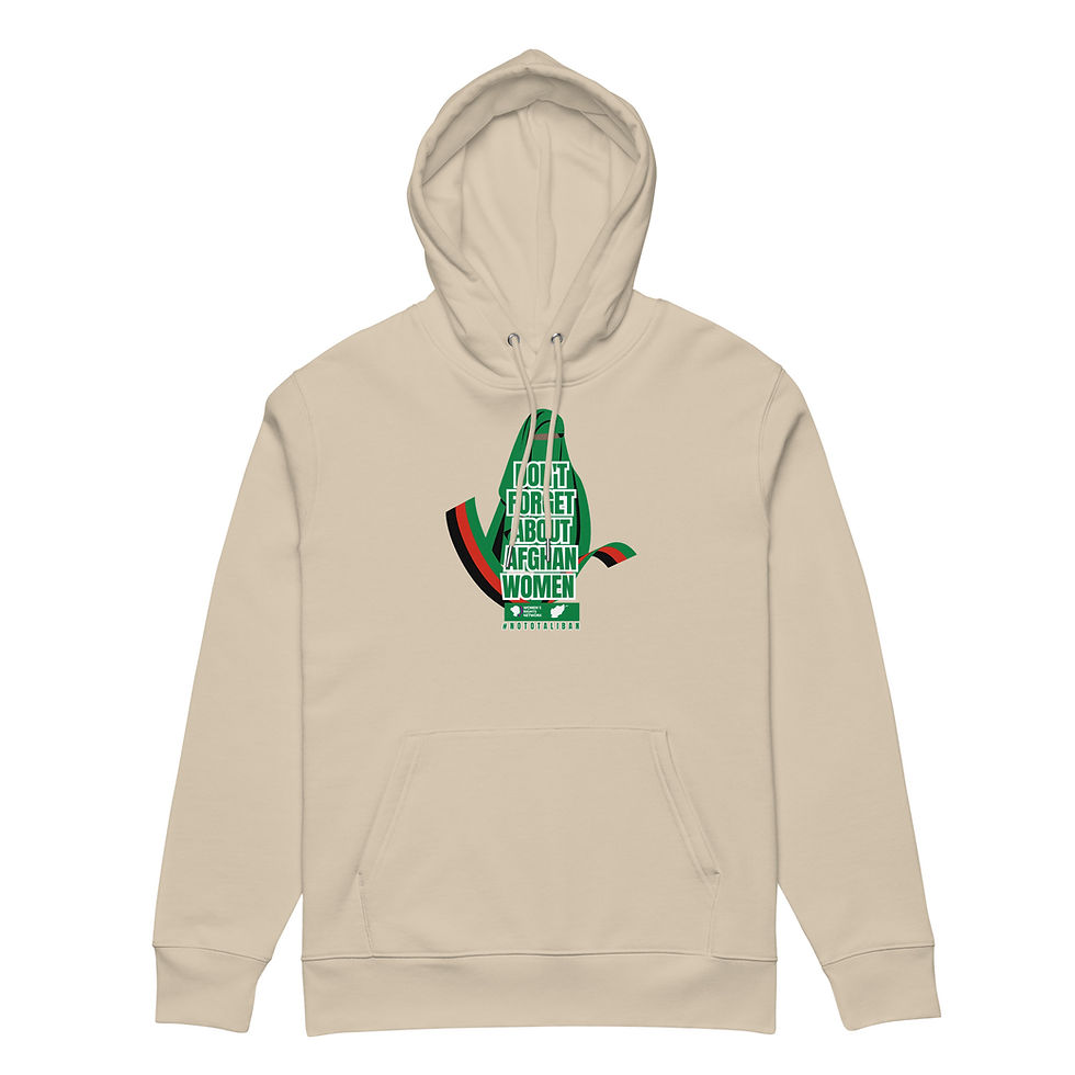 Thumbnail: Afghan Women Unisex essential eco hoodie