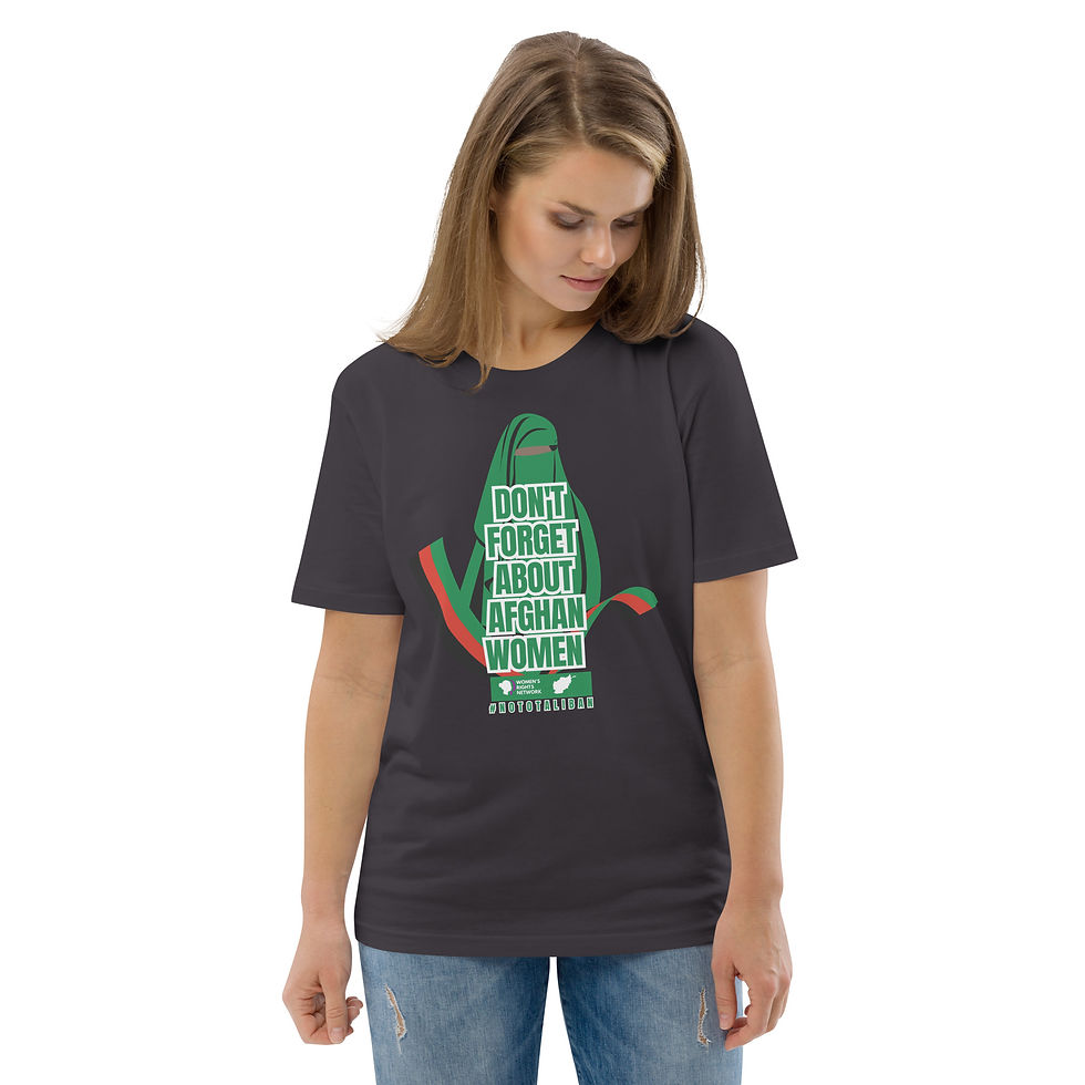 Thumbnail: Afghan Women Unisex organic cotton t-shirt