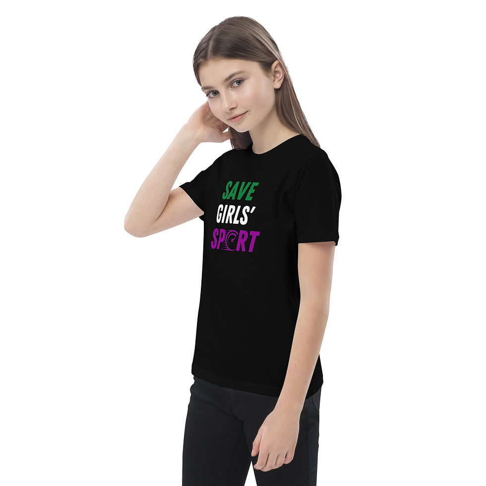 Thumbnail: Save Girls' Sport organic cotton kids t-shirt