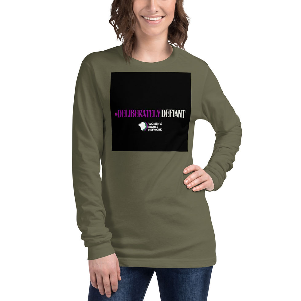 Thumbnail: Deliberately Defiant Unisex Long Sleeve Tee