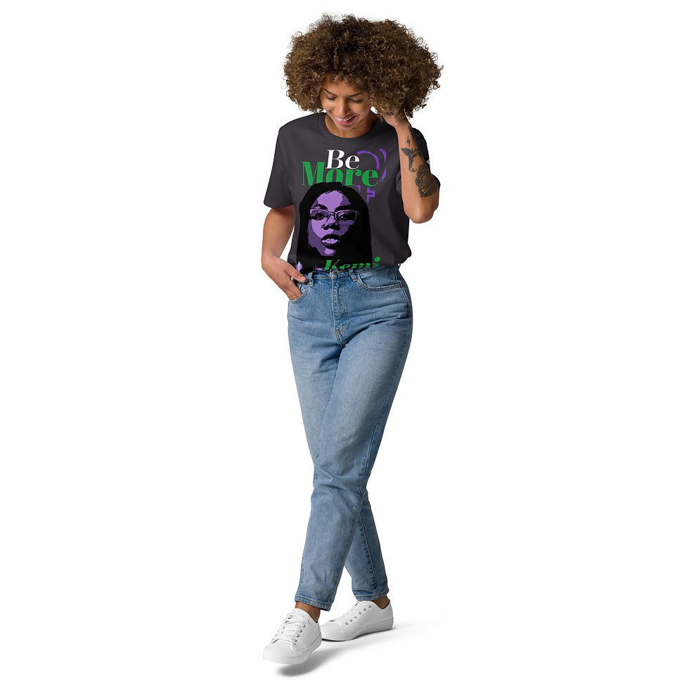Thumbnail: Be More Kemi WRN Unisex organic cotton t-shirt