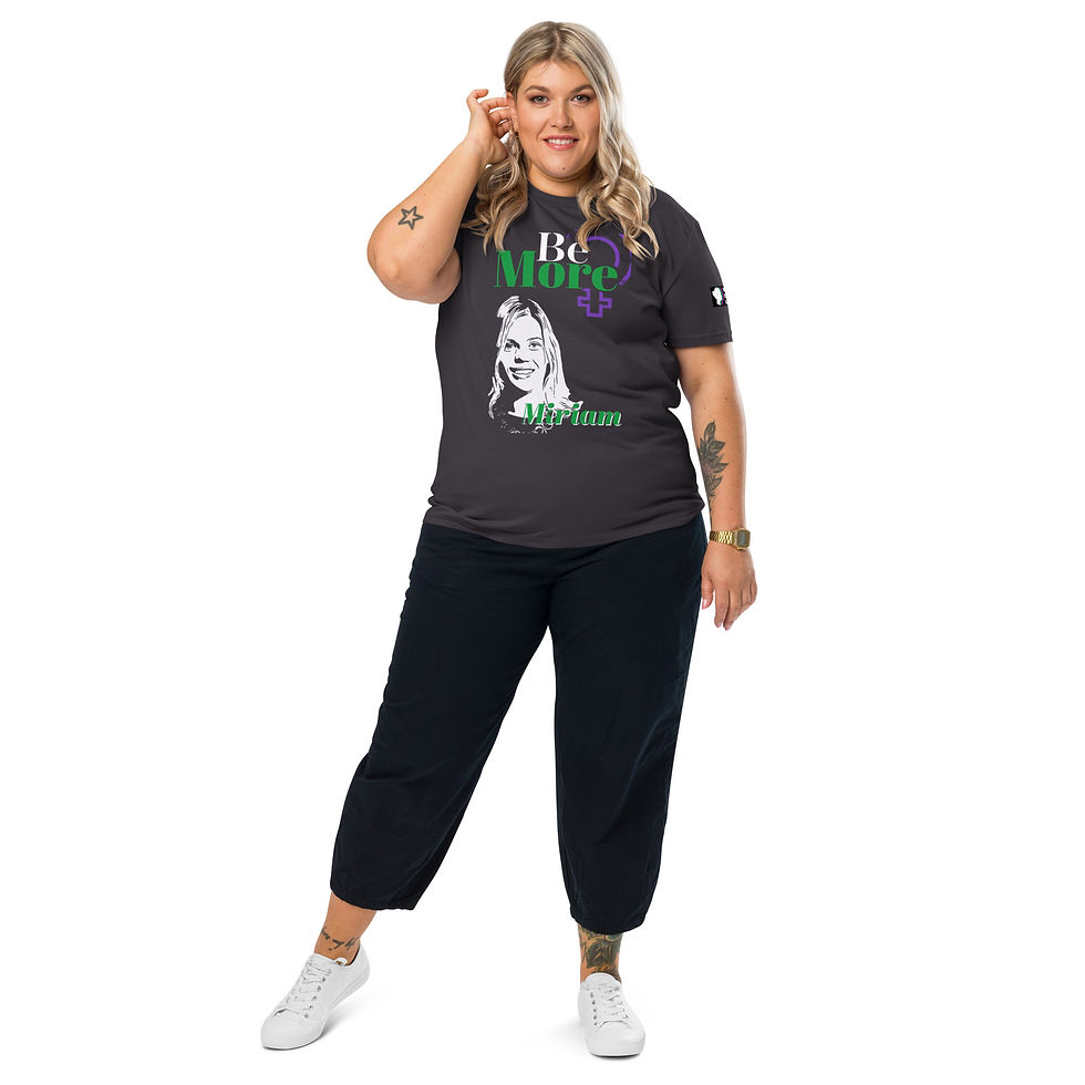 Thumbnail: Be More Miriam WRN Unisex organic cotton t-shirt