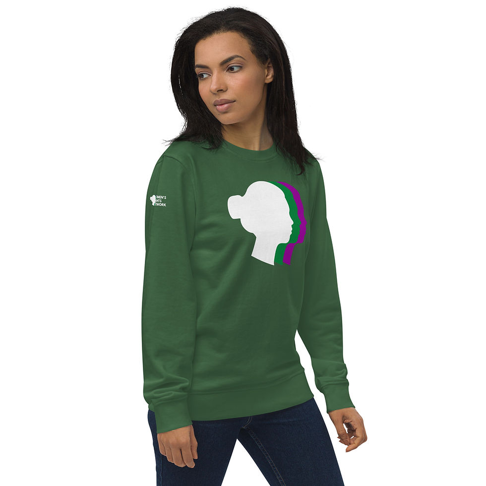 Thumbnail: WRN Large Logo - Unisex organic sweatshirt