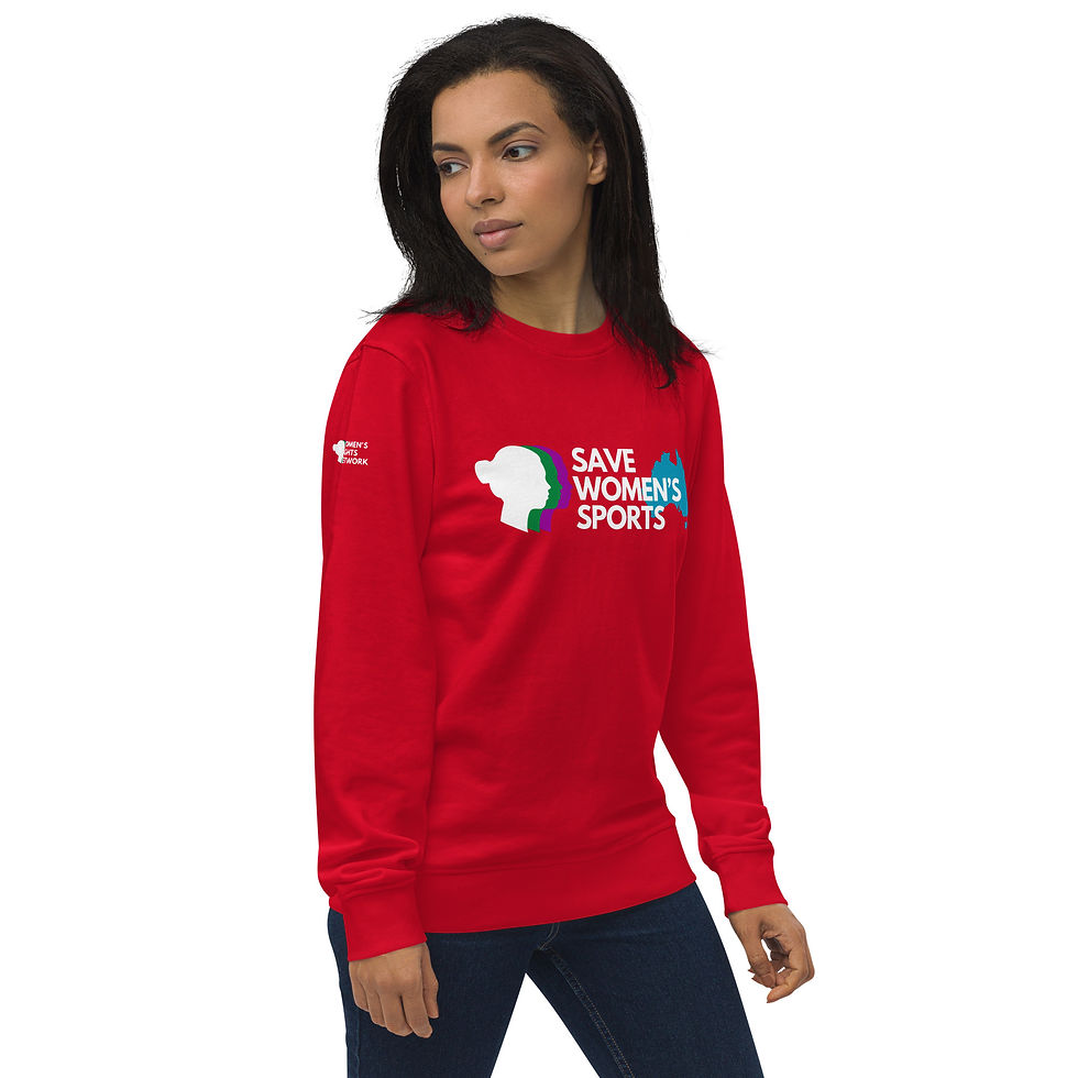 Thumbnail: Save Women's Sports Australia organic sweatshirt 