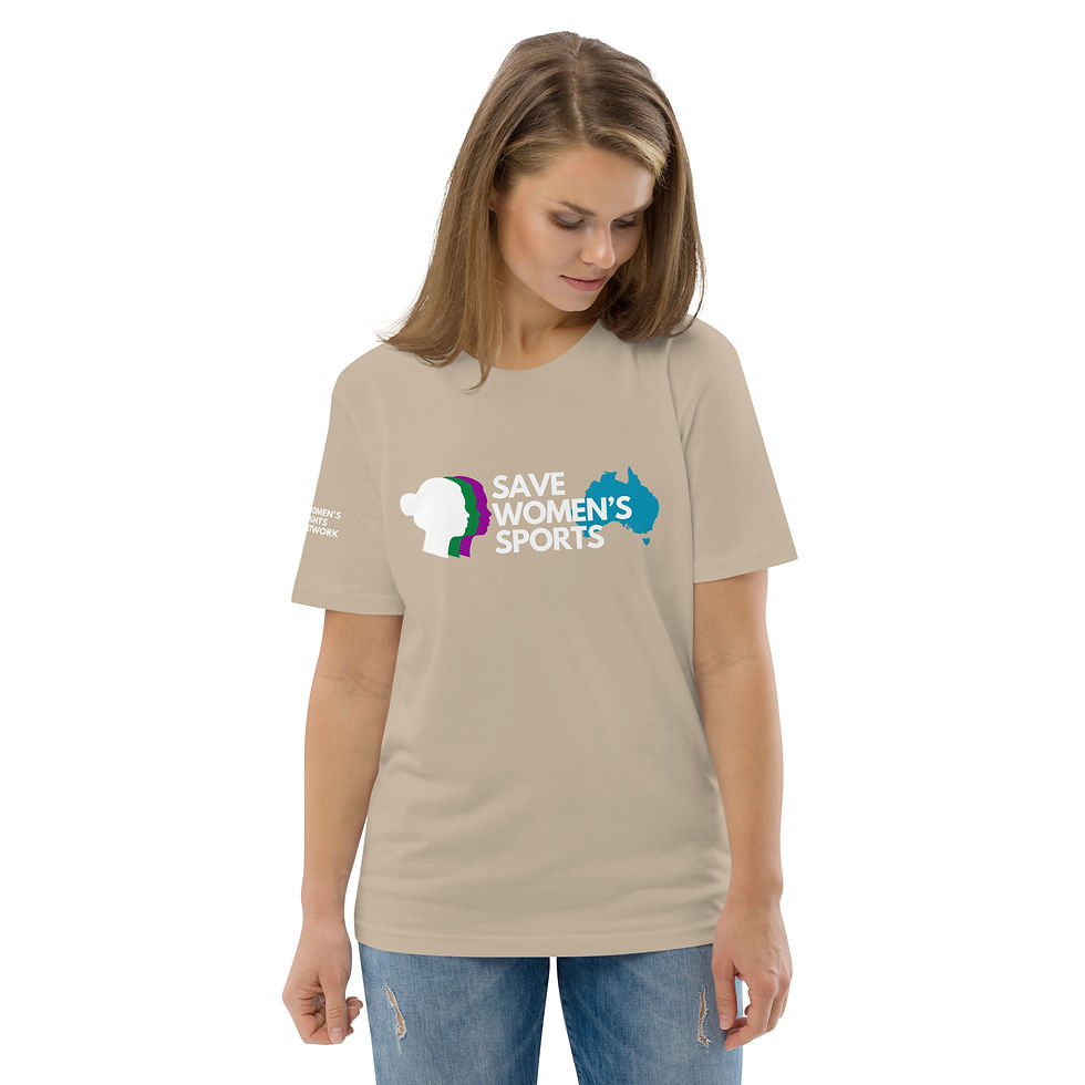 Thumbnail: Save Women's Sports Australia organic cotton t-shirt