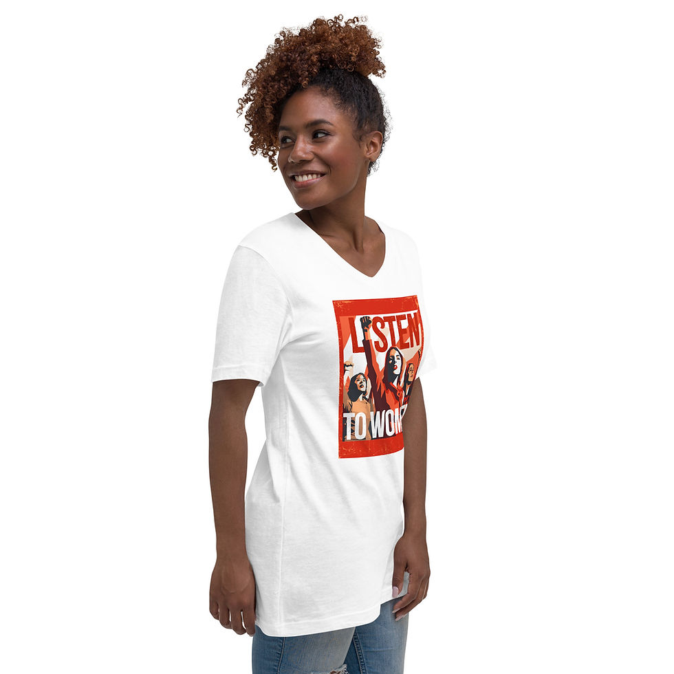 Thumbnail: LTW WRN Unisex Short Sleeve V-Neck T-Shirt